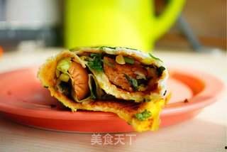 煎饼果子做法视频,煎饼果子制作视频教程