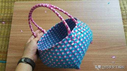 编篮子视频教程,跟随视频教程学编织