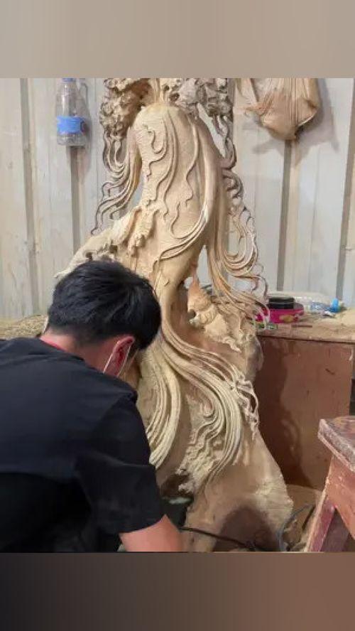 手工木雕视频,手工木雕技艺的传承与魅力展现