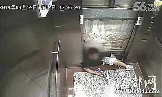 电梯死人视频,一幕生死瞬间