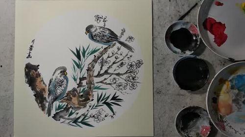 国画花鸟视频,国画花鸟艺术之美