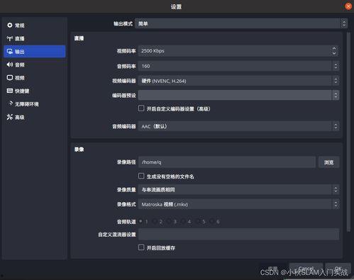 obs录制视频不清晰,解决OBS录制视频模糊问题攻略