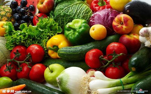 瓜果蔬菜图片大全,缤纷色彩，营养满溢的餐桌盛宴
