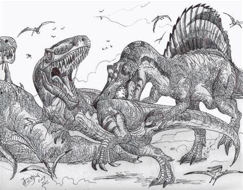 棘龙的视频,史前巨兽的惊世风采