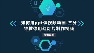 ppt做视频,视频版概述