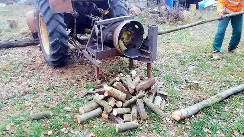 劈柴机视频,劈柴机操作演示与优势解析