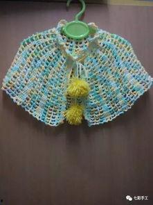 钩针披肩视频,跟随视频轻松学会编织技巧